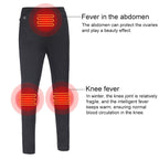 USB Secure Smart Thermostat Hair Hot Pants for Women (Color:Black Size:S), M, L, XL, XXL, XXXL, 4XL