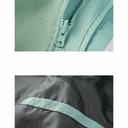 Mens Detachable Two Piece Warm, Waterproof And Breathable Couples Stormsuit (Color:Gentleman Grey Size:XXXXL), M, L, XL, XXL – Waterproof