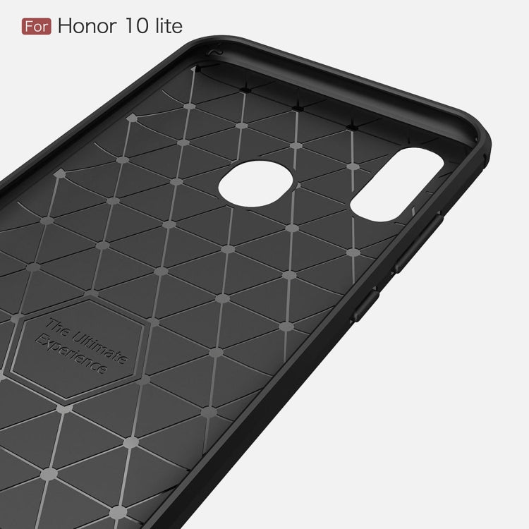 Carbon Fiber Texture TPU Shockproof Case For Huawei Honor 10 Lite / P Smart 2019 – Shockproof, TPU, For Huawei Honor 10 Lite / P Smart 2019, Huawei Honor 10 Lite / P Smart 2019