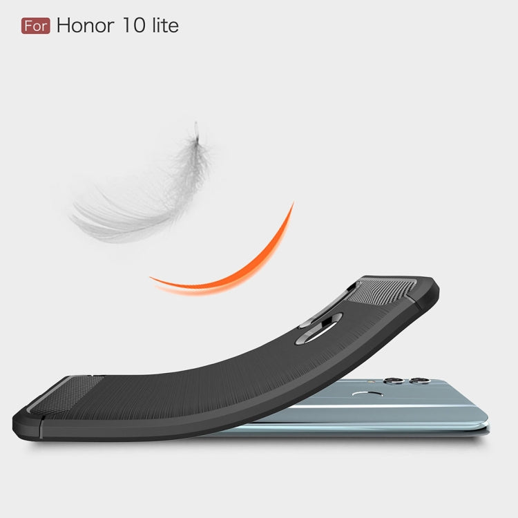 Carbon Fiber Texture TPU Shockproof Case For Huawei Honor 10 Lite / P Smart 2019 – Shockproof, TPU, For Huawei Honor 10 Lite / P Smart 2019, Huawei Honor 10 Lite / P Smart 2019