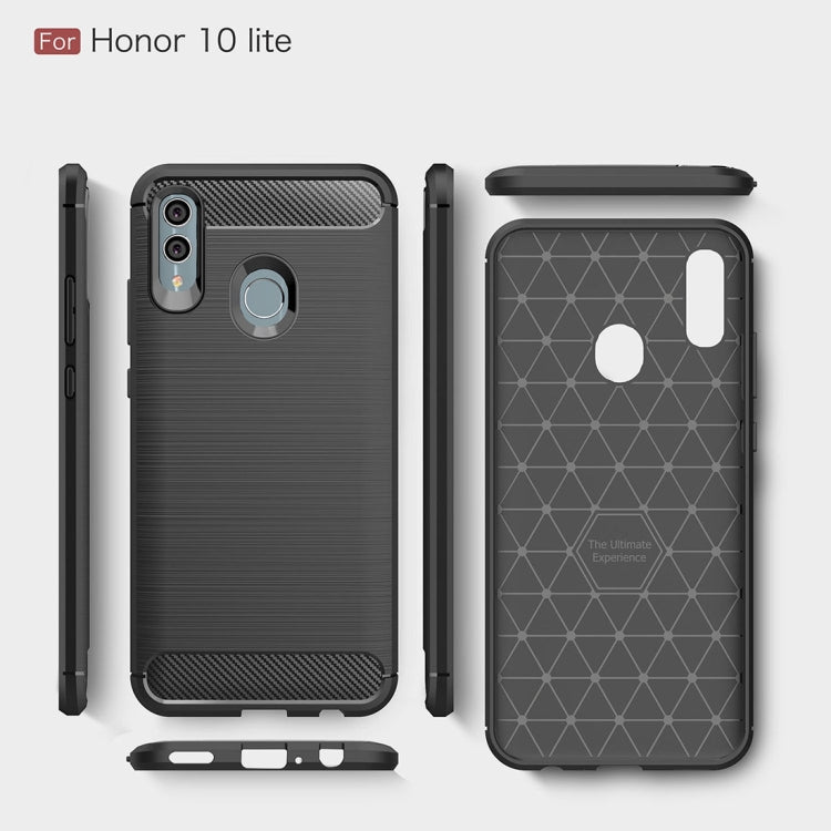 Carbon Fiber Texture TPU Shockproof Case For Huawei Honor 10 Lite / P Smart 2019 – Shockproof, TPU, For Huawei Honor 10 Lite / P Smart 2019, Huawei Honor 10 Lite / P Smart 2019