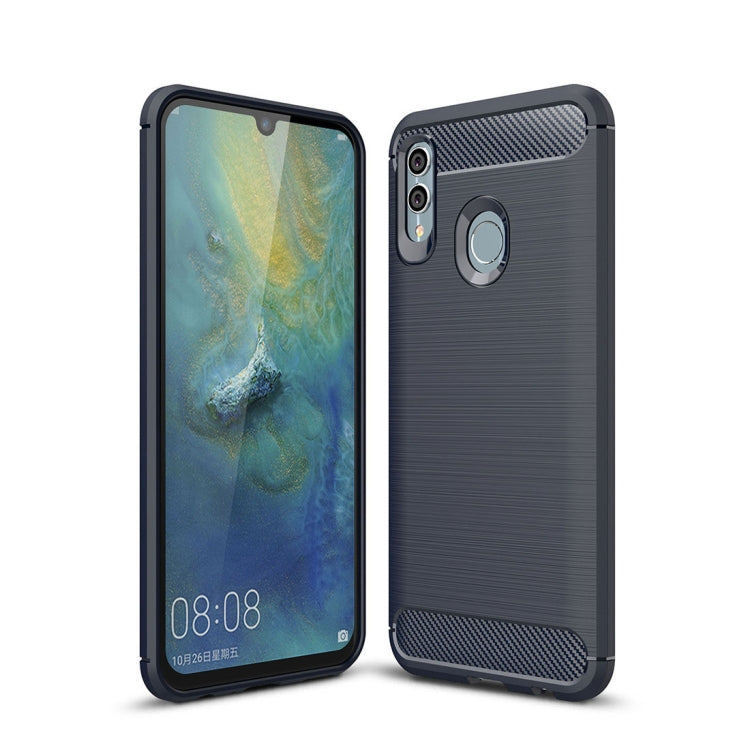Carbon Fiber Texture TPU Shockproof Case For Huawei Honor 10 Lite / P Smart 2019 – Shockproof, TPU, For Huawei Honor 10 Lite / P Smart 2019, Huawei Honor 10 Lite / P Smart 2019 Huawei Honor 10 Lite P Smart 2019 Navy Blue