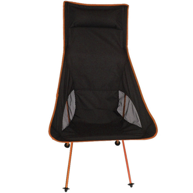 Outdoor Portable Folding Camping Chair Light Fishing Beach Chair Aviation Aluminum Alloy Backrest Recliner, Camping Chair(blue), Camping Chair(green), Camping Chair(orange), Camping Chair(red) – Waterproof, Aluminum Alloy, Non-slip Camping Chair(orange) Orange