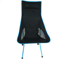 Outdoor Portable Folding Camping Chair Light Fishing Beach Chair Aviation Aluminum Alloy Backrest Recliner, Camping Chair(blue), Camping Chair(green), Camping Chair(orange), Camping Chair(red) Camping Chair(blue) Blue
