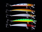 HENGJIA Set056 56 PCS Sequin Set Metal Sequins False Bait Fresh Sea Bass Fishing Bait Set, Length: 3 to 10cm, Bagged, Bagged