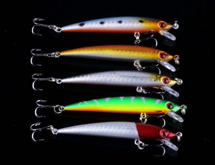 HENGJIA Set056 56 PCS Sequin Set Metal Sequins False Bait Fresh Sea Bass Fishing Bait Set, Length: 3 to 10cm, Bagged, Bagged