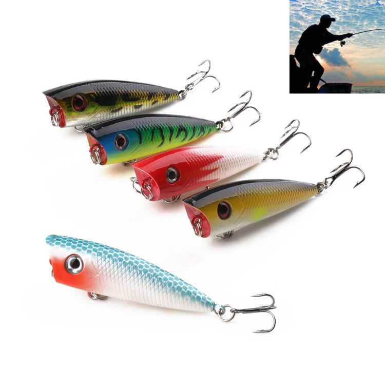 HENGJIA PO035 6cm/6g 5 PCS Simulation Hard Baits Fishing Lures Set Tackle Baits Fit Saltwater and Freshwater, PO035 5pcs PO035 5pcs
