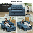 Click Clack Sofa Bed 2 Seater Sofa Bed for Living Room