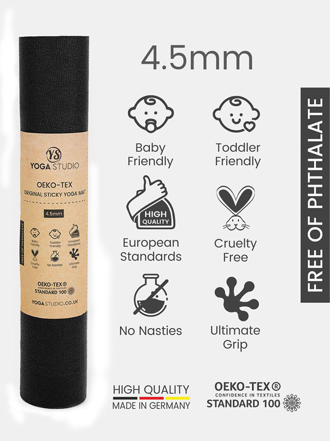 Oeko-Tex Sticky Yoga Mat 4.5mm