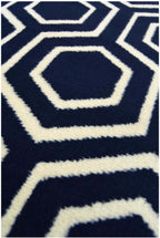 Maestro Honeycomb Navy Rug