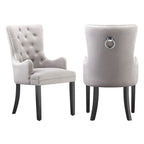 LUX Velvet Dining Chair (with armrests)