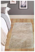 Soft Washable Beige Shaggy Rug