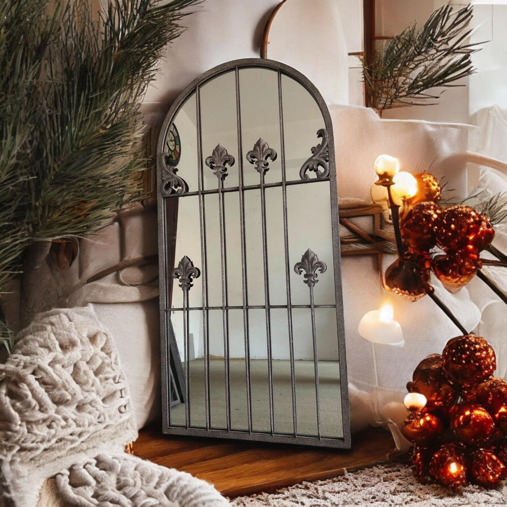 120cm Metal Window Wall Mirror