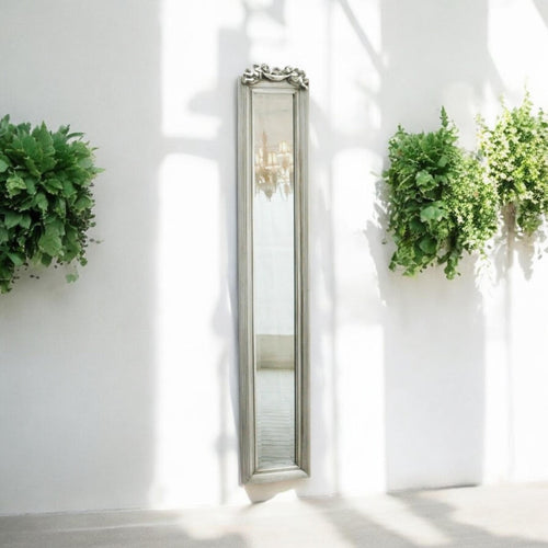 13 x 109cm Silver Mirror