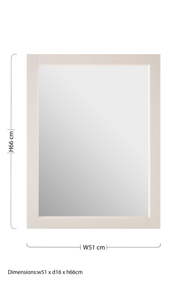 Mirrored Wall Cabinet With 2 Inner Shelves
