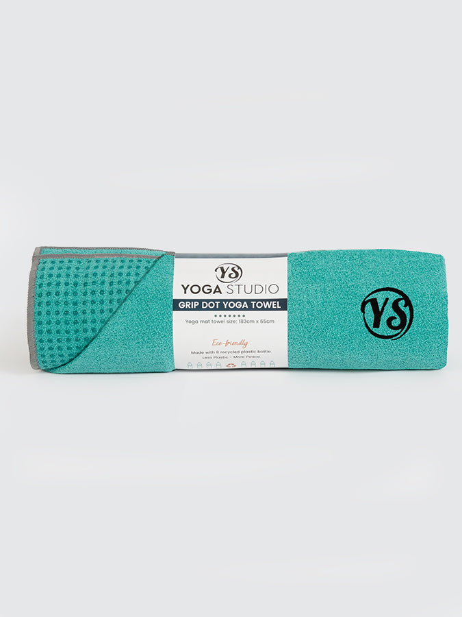 Yoga Studio Premium Grip Dot Yoga Mat Towels Turquoise