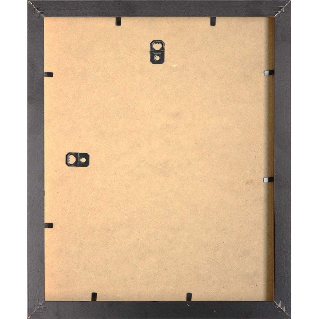 Foil Wrapped MDF Picture Photo Frame Fitted with Perspex Plexiglass, Grey Frame