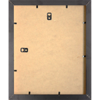 Foil Wrapped MDF Picture Photo Frame Fitted with Perspex Plexiglass, Grey Frame