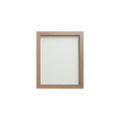 Foil Wrapped MDF Picture Photo Frame Fitted with Perspex Plexiglass, Oak Frame