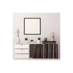 Foil Wrapped MDF Picture Photo Frame Fitted with Perspex Plexiglass, Oak Frame