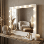 Vanity Face Mirror White 100x80cm