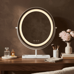 Vanity Face LED Mirror White & Marble