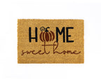 Home Sweet Home Autumn Coir Door Mat Seasonal Welcome Rug