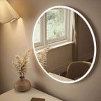 Round Wall Mounted LED Mirror 80cm
