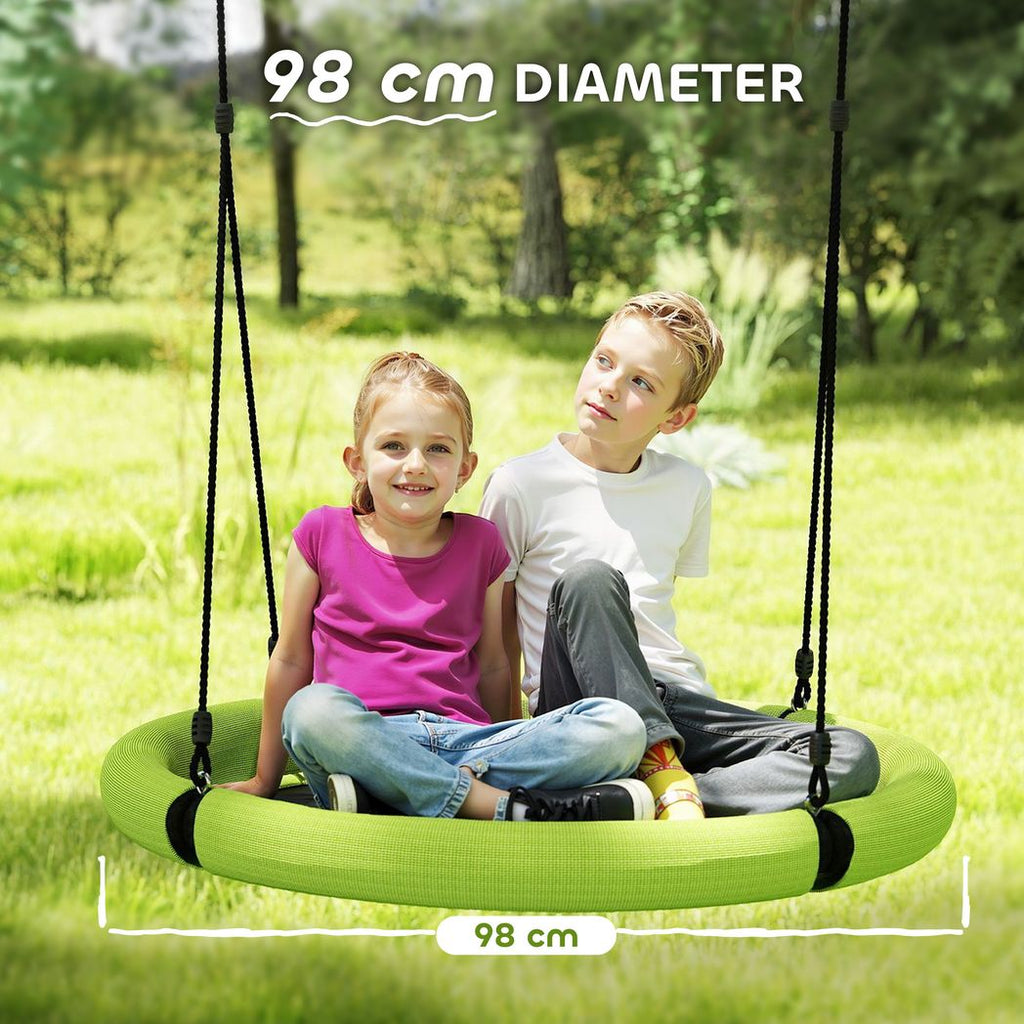 Nest Swing Seat, 100 cm Saucer Tree Swing Set for Kids