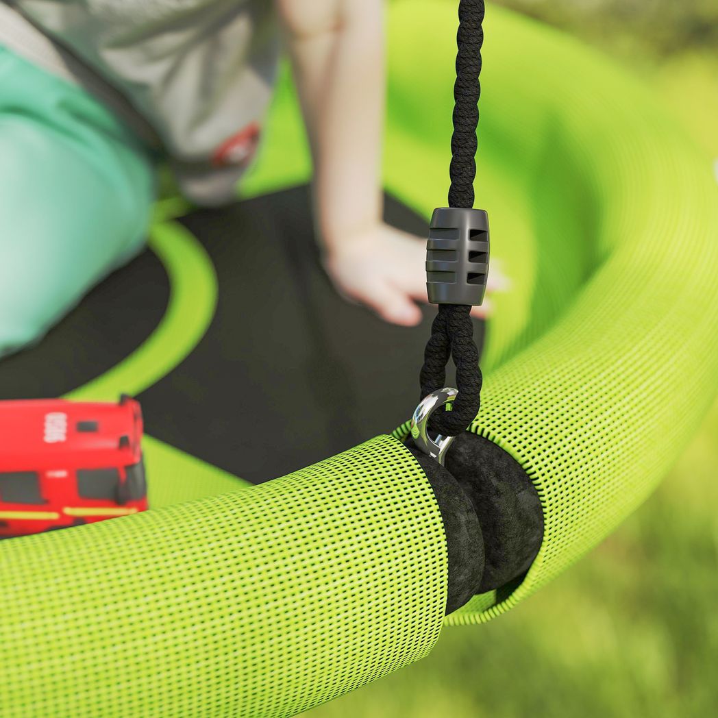 Nest Swing Seat, 100 cm Saucer Tree Swing Set for Kids