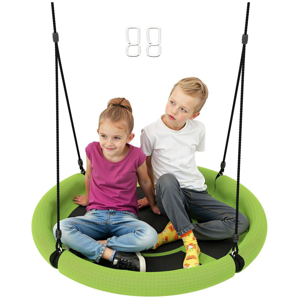 Nest Swing Seat, 100 cm Saucer Tree Swing Set for Kids