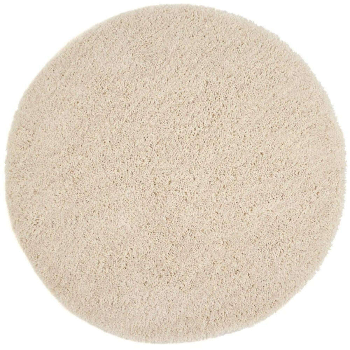 Chicago Cream Shaggy Rug Ø 133 cm