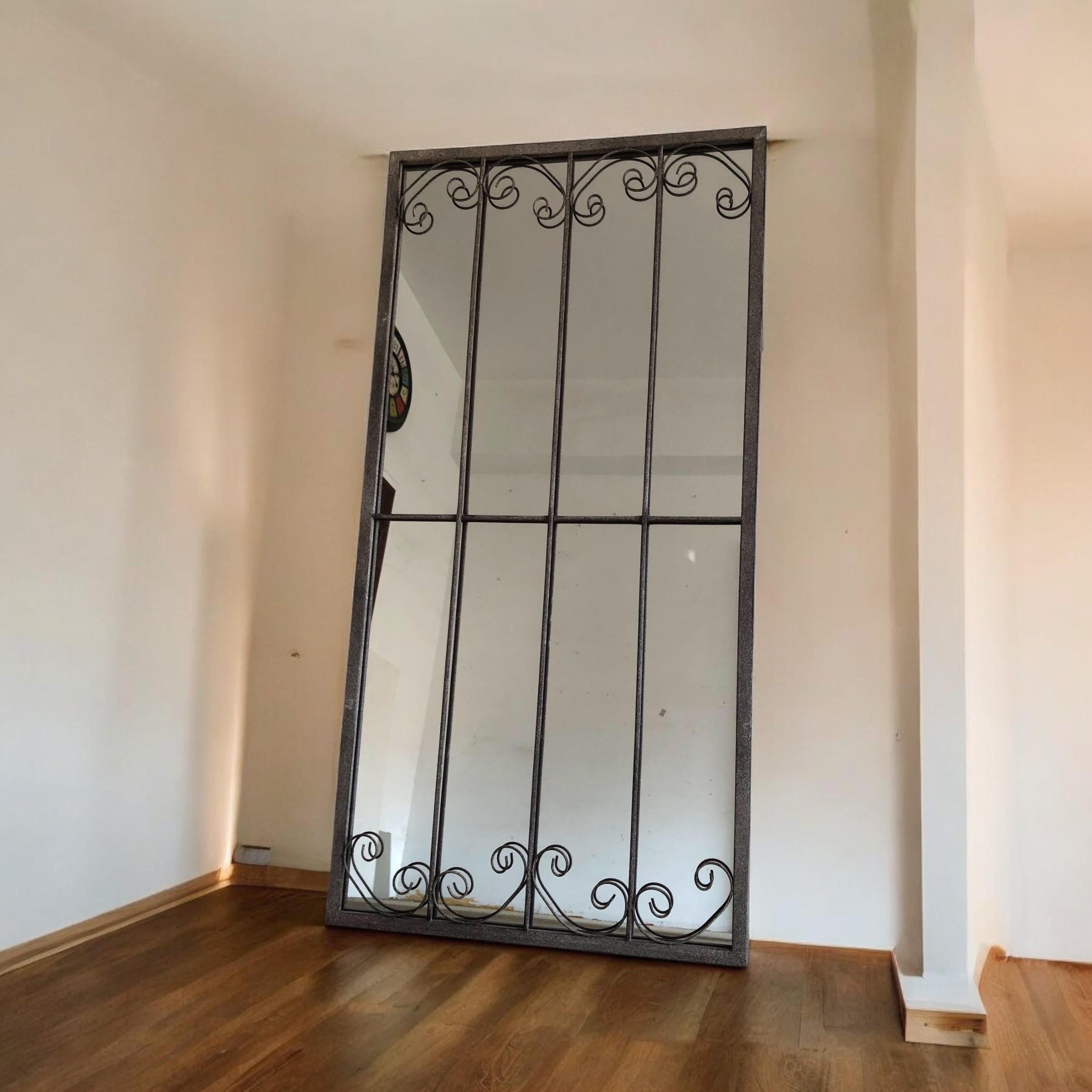 120cm Metal Window Wall Mirror