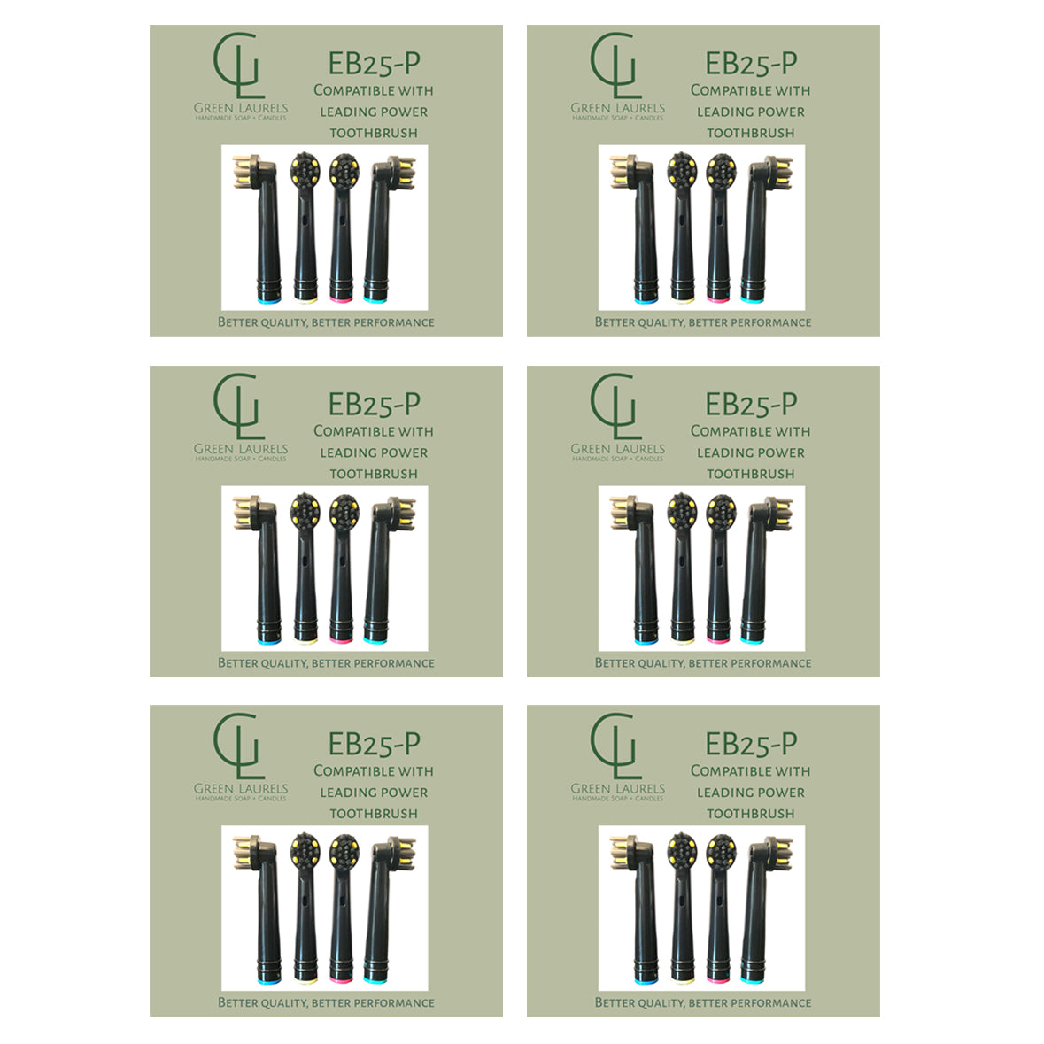 Recyclable Oral b head replacement toothbrush
