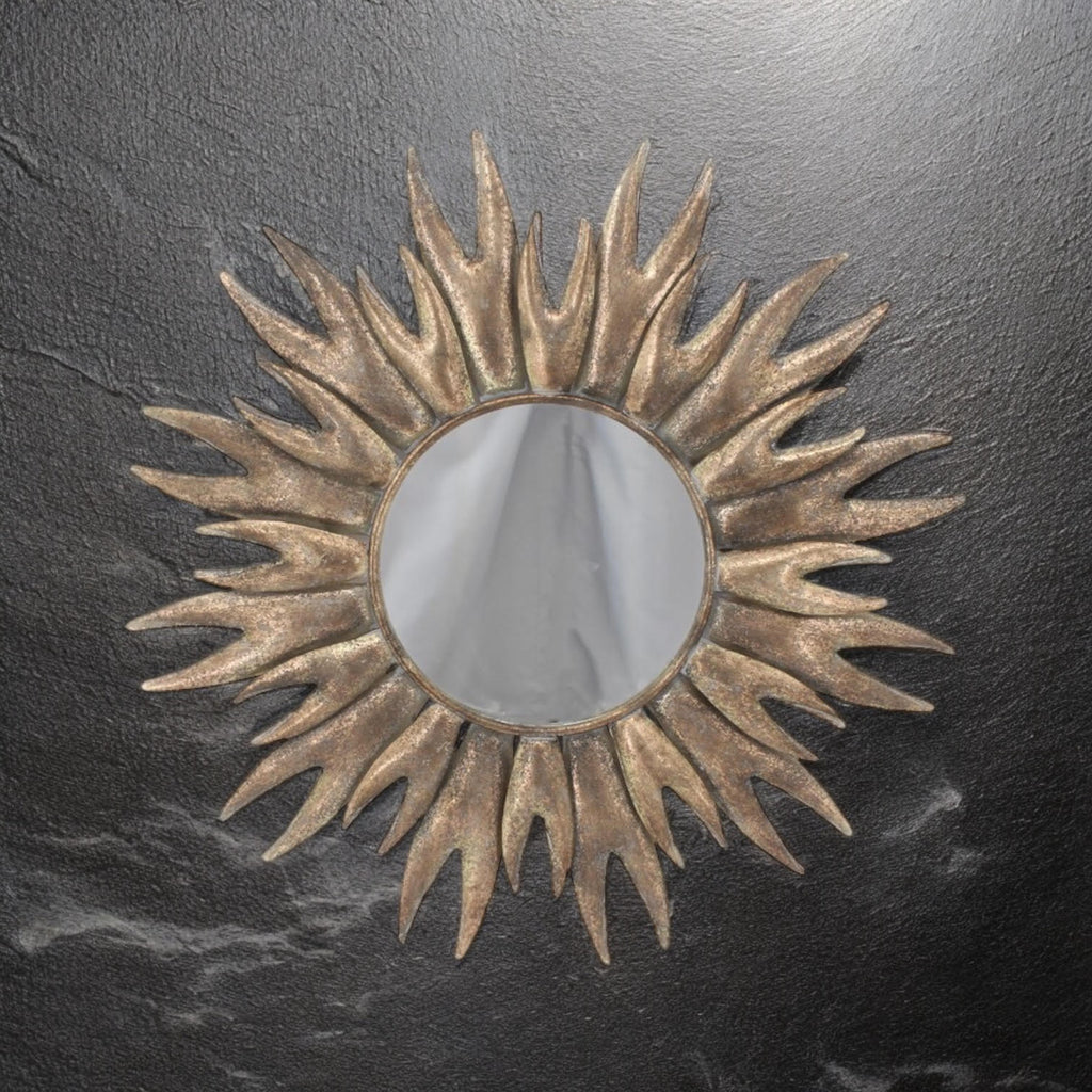 86cm Round Metal Mirror