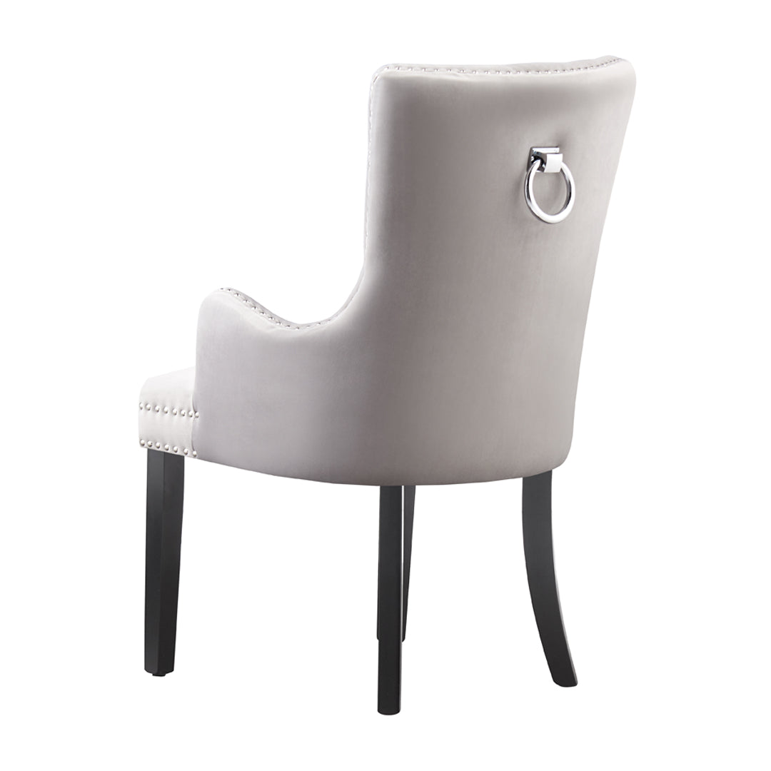 LUX Velvet Dining Chair (with armrests)