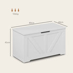 Storage Trunk for Living Room, with Safety Hinges, 80cm