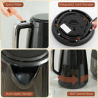 1.7L Fast Boil Electric Kettle and 2 Slice Water Toaster Set