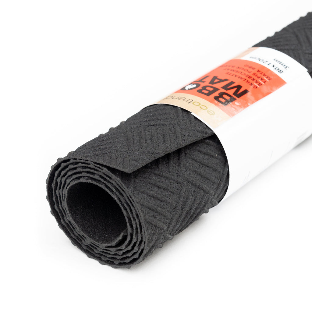 Eco Friendly Rubber BBQ Floor Protection Mat - 120cm x 80cm