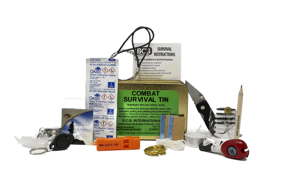 BCB Combat Survival Tin (Non Hazardous)