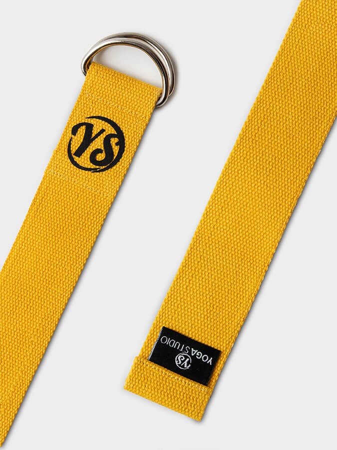 GOTS Organic Cotton D-Ring 2.5m Yoga Belt Strap