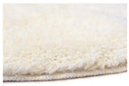 Soft Washable Ivory Shaggy Rug