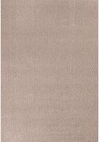 Beige Low Pile Solid Rug