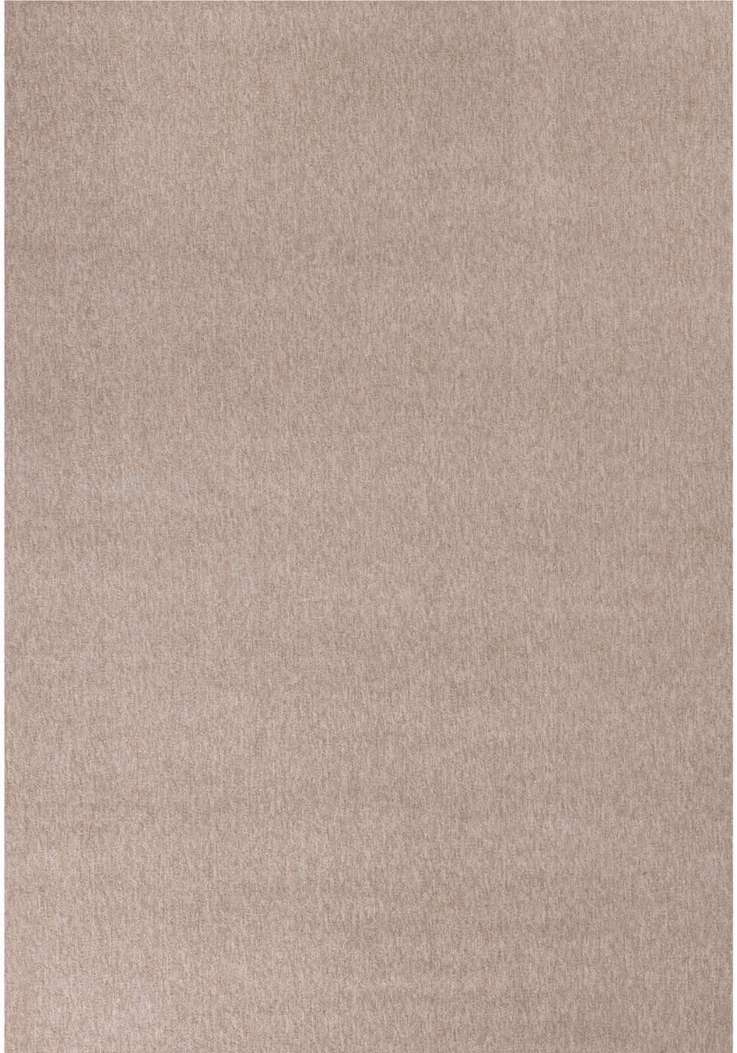Beige Low Pile Solid Rug
