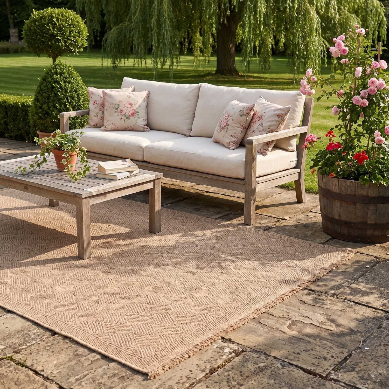 Nature Outdoor Rug Neutral