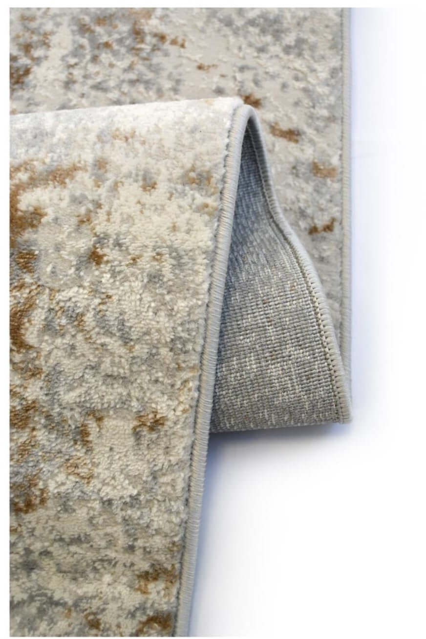 Abstract Vintage Cream/Ochre Rug