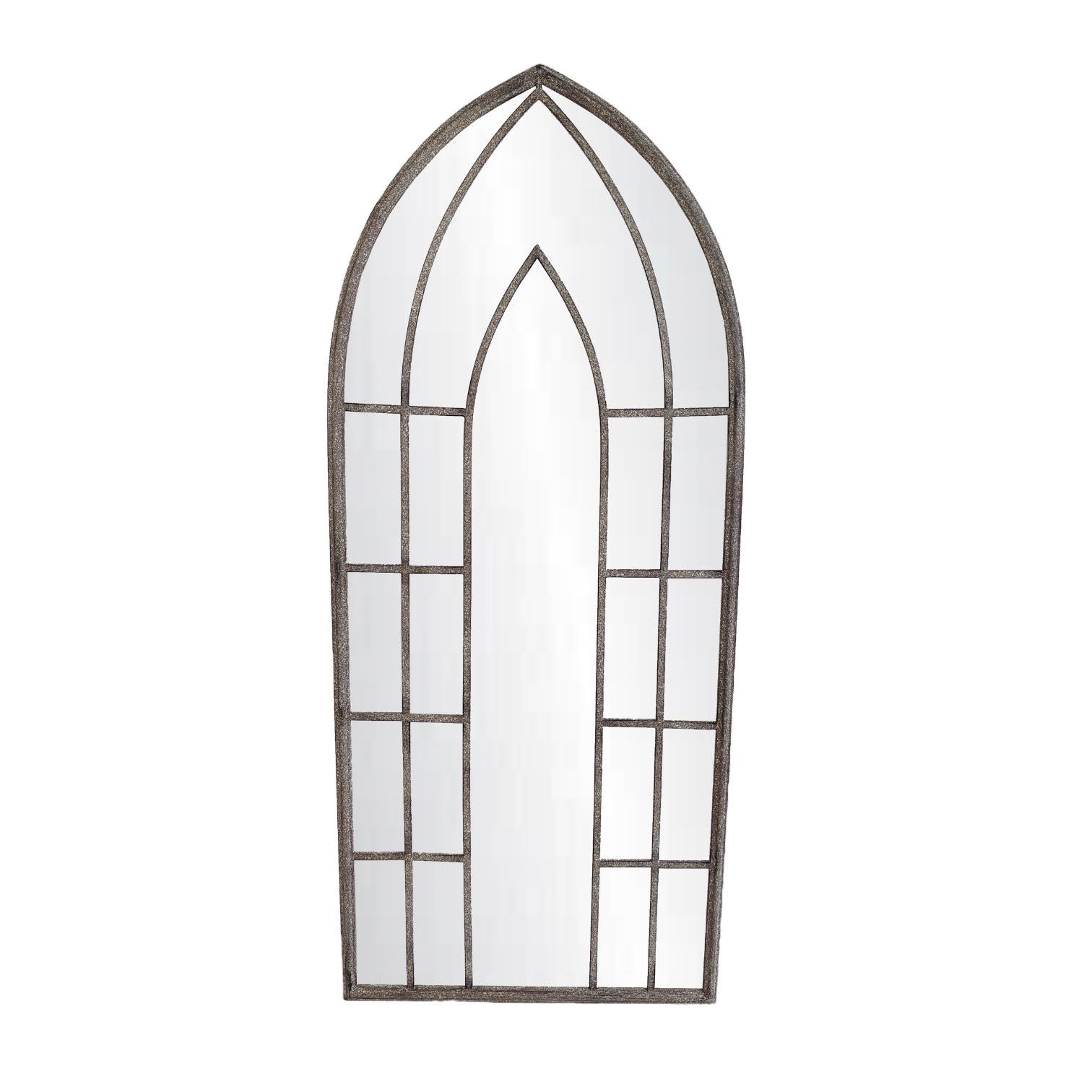 116cm Metal Window Wall Mirror