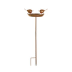 Robin Bird Bath & Feeder Stake