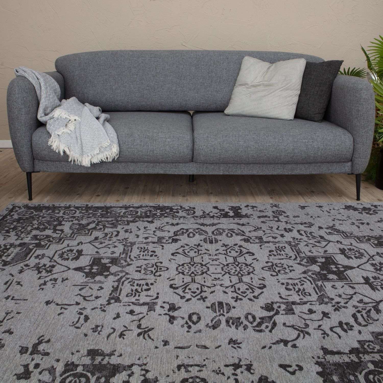 Washable Rug Carina Grey