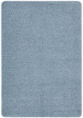 Washable Blue Shaggy Rug 140X200 cm
